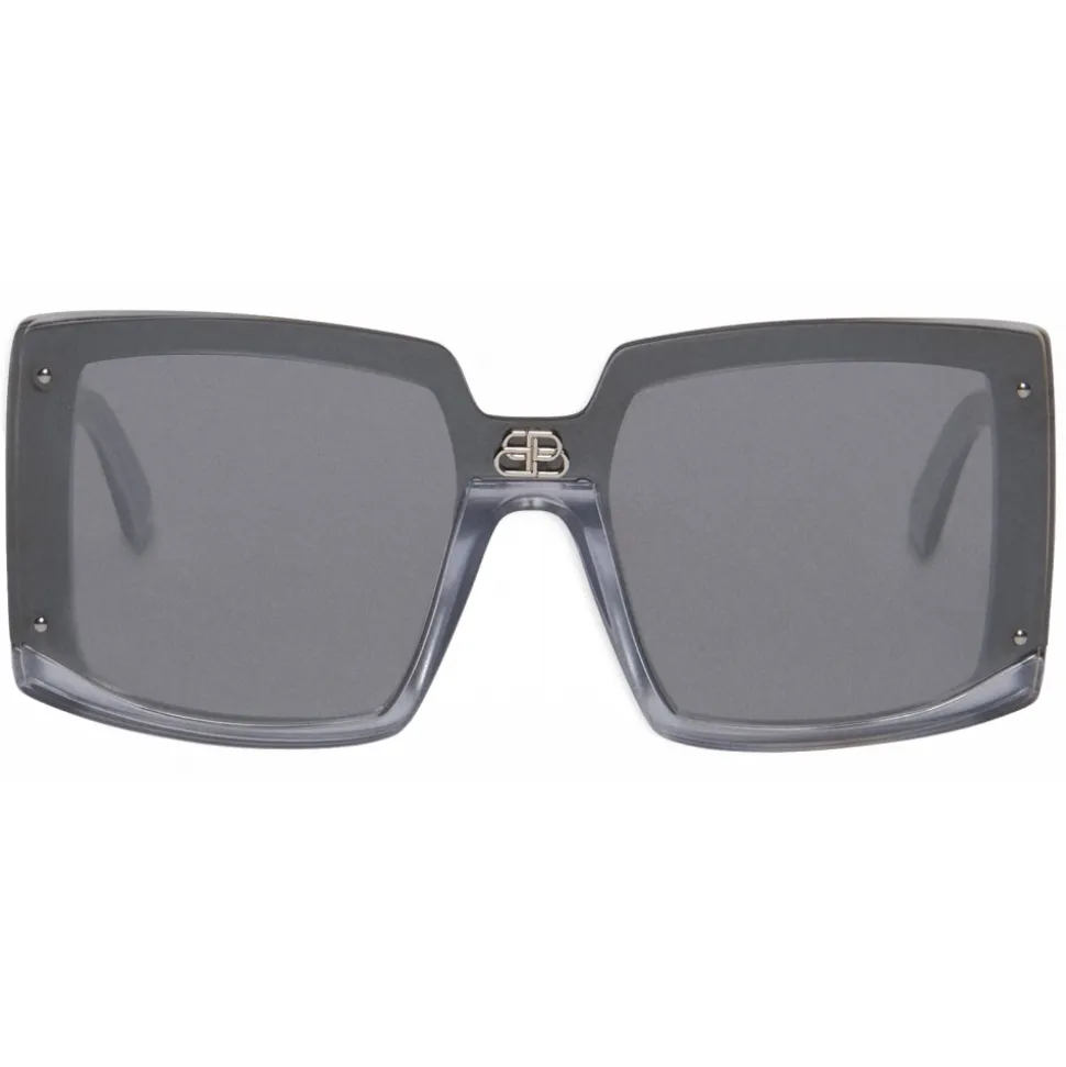 Balenciaga - Shield Square Sunglasses - Silver Pearl - Sunglasses - Balenciaga Eyewear - Avvenice