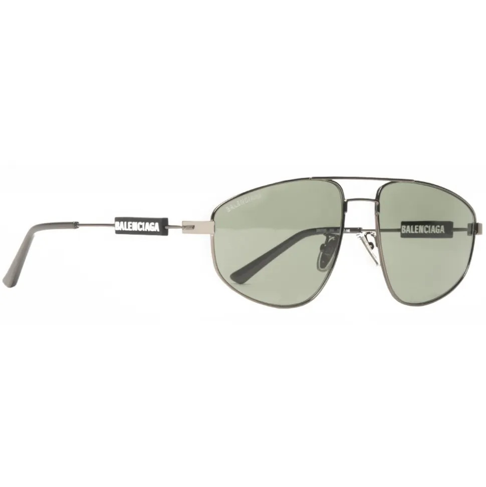 Balenciaga - Tag Pilot Sunglasses - Khaki - Sunglasses - Balenciaga Eyewear - Avvenice