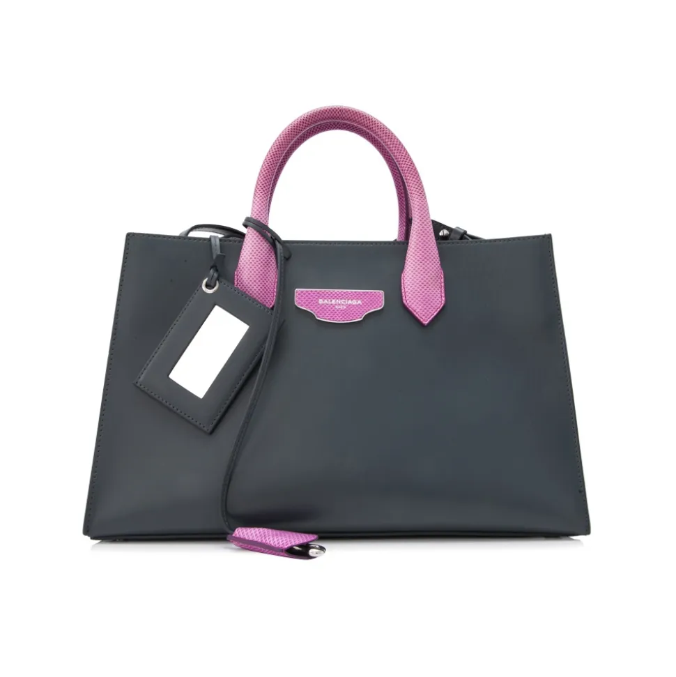 Balenciaga Vintage - Calfskin Nude Work XS Bag - Gray - Leather and Calf Handbag - Luxury High Quality - Avvenice