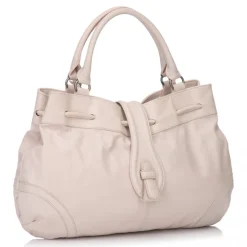 Balenciaga Vintage - Drawstring Leather Handbag Bag - Pink - Leather Handbag - Luxury High Quality - Avvenice