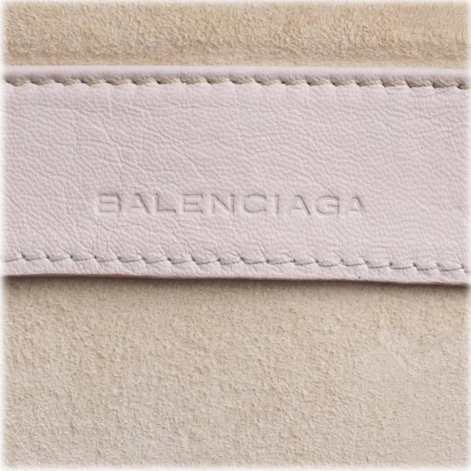 Balenciaga Vintage - Drawstring Leather Handbag Bag - Pink - Leather Handbag - Luxury High Quality - Avvenice