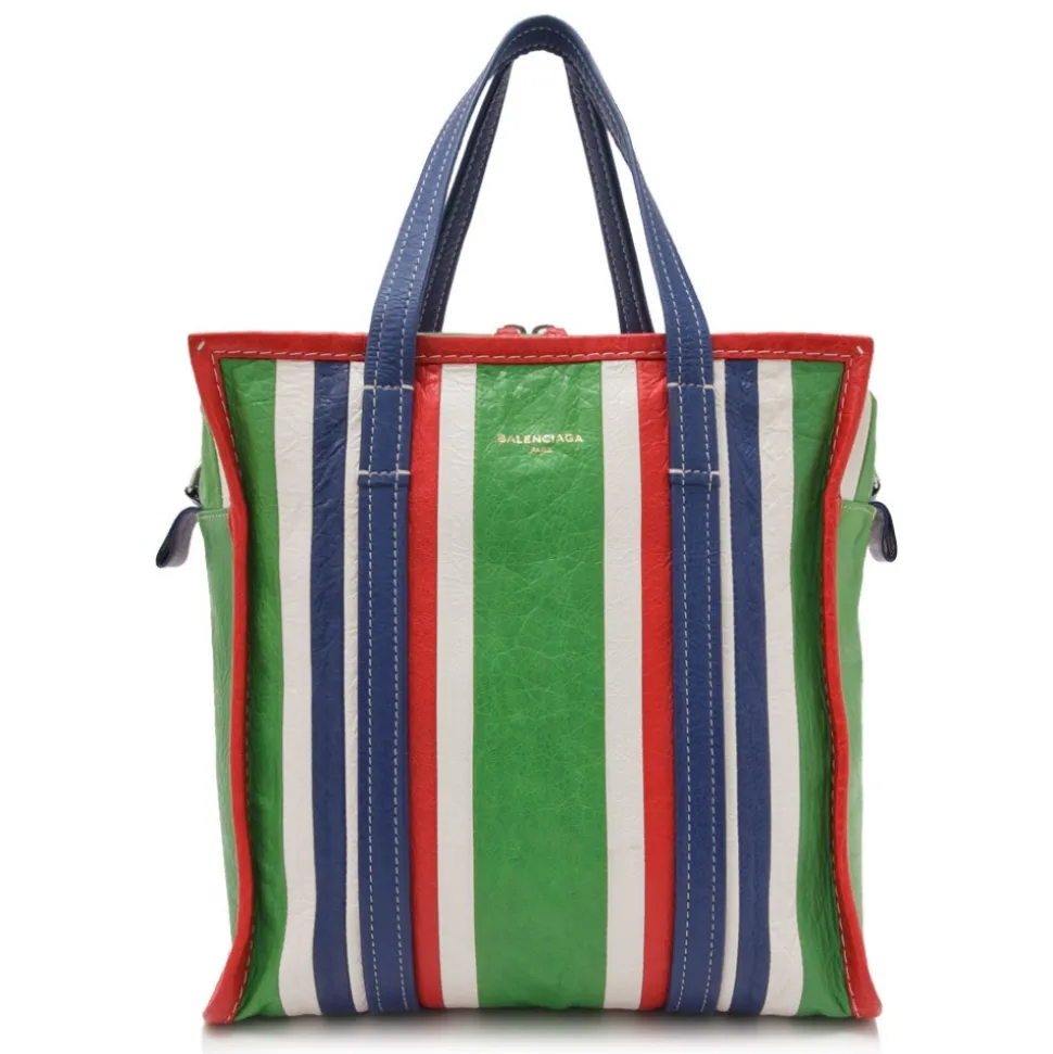 Balenciaga Vintage - Lambskin Bazar Shopper S Bag - Green - Lambskin Leather Bag - Luxury High Quality - Avvenice