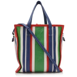 Balenciaga Vintage - Lambskin Bazar Shopper S Bag - Green - Lambskin Leather Bag - Luxury High Quality - Avvenice