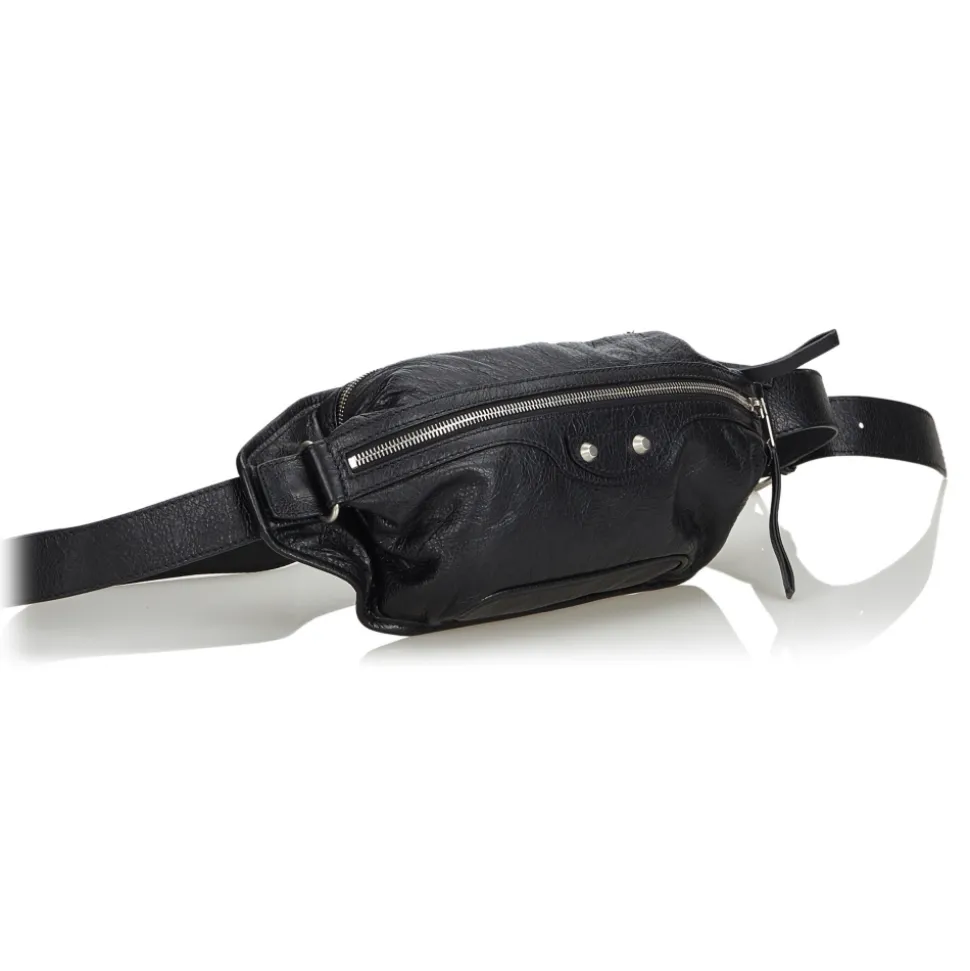 Balenciaga Vintage - Lambskin Neolife Belt Bag - Black - Lambskin Leather Belt Bag - Luxury High Quality - Avvenice
