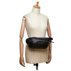 Balenciaga Vintage - Lambskin Neolife Belt Bag - Black - Lambskin Leather Belt Bag - Luxury High Quality - Avvenice
