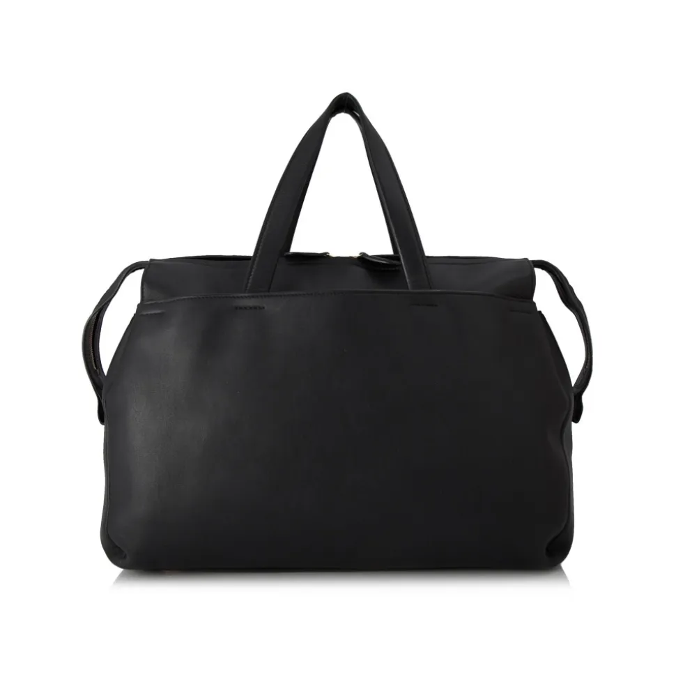 Balenciaga Vintage - Lambskin Portfolio Sac L Bag - Black - Lambskin Leather Bag - Luxury High Quality - Avvenice