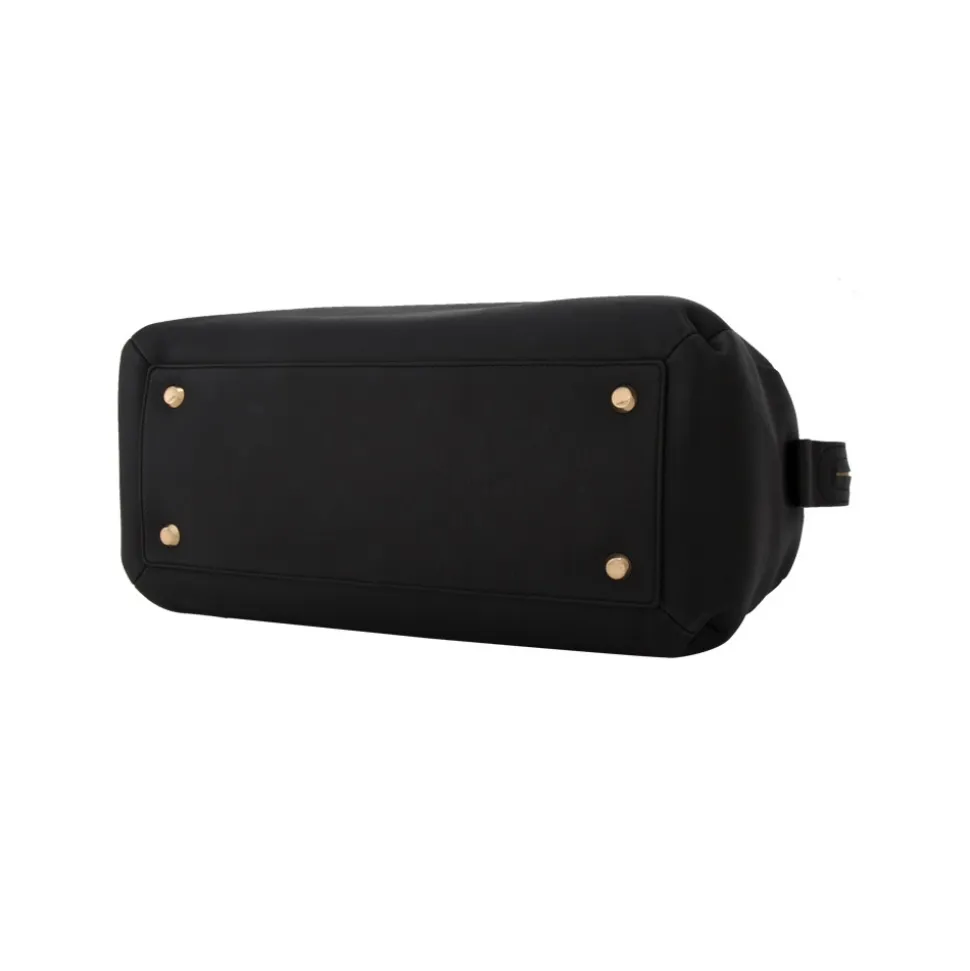 Balenciaga Vintage - Lambskin Portfolio Sac L Bag - Black - Lambskin Leather Bag - Luxury High Quality - Avvenice