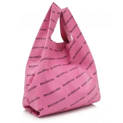 Balenciaga Vintage - Lambskin Supermarket Shopper M Bag - Pink - Lambskin Leather Bag - Luxury High Quality - Avvenice