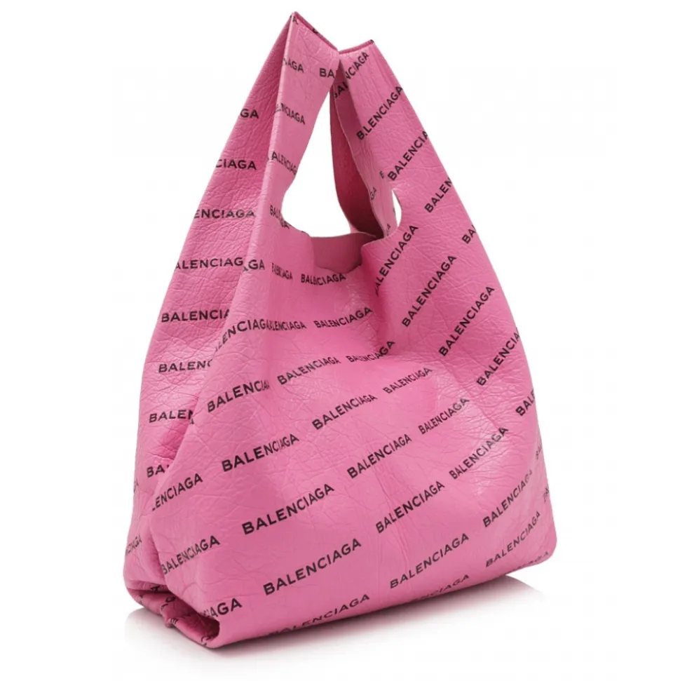 Balenciaga Vintage - Lambskin Supermarket Shopper M Bag - Pink - Lambskin Leather Bag - Luxury High Quality - Avvenice