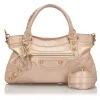 Balenciaga Vintage - Leather Motocross Giant First Satchel Bag - Pink - Leather Handbag - Luxury High Quality - Avvenice