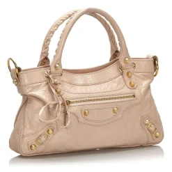 Balenciaga Vintage - Leather Motocross Giant First Satchel Bag - Pink - Leather Handbag - Luxury High Quality - Avvenice