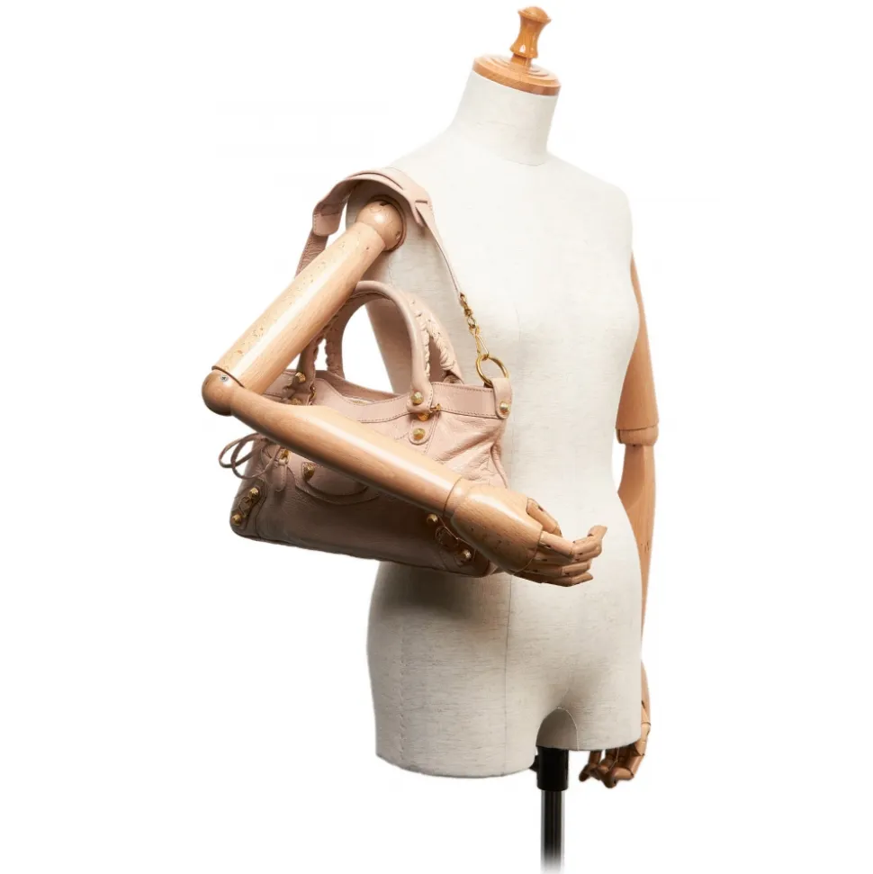 Balenciaga Vintage - Leather Motocross Giant First Satchel Bag - Pink - Leather Handbag - Luxury High Quality - Avvenice