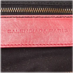 Balenciaga Vintage - Leather Motocross Classic Day Bag - Pink - Leather Handbag - Luxury High Quality - Avvenice