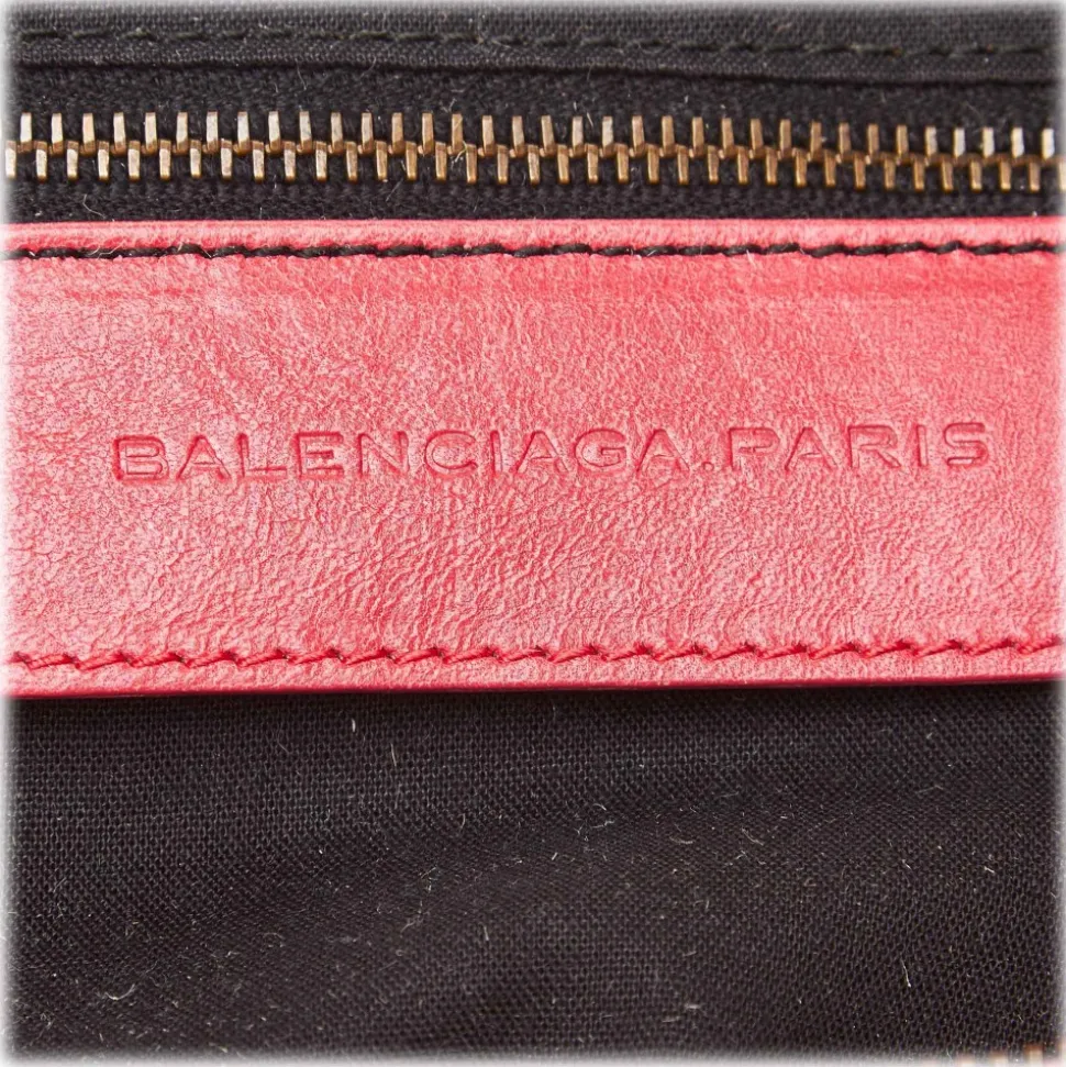 Balenciaga Vintage - Leather Motocross Classic Day Bag - Pink - Leather Handbag - Luxury High Quality - Avvenice