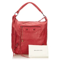 Balenciaga Vintage - Leather Motocross Classic Day Bag - Pink - Leather Handbag - Luxury High Quality - Avvenice