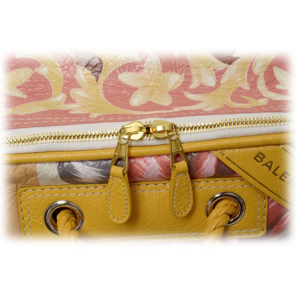 Balenciaga Vintage - Leather Blanket Square Satchel Bag - Red - Leather Handbag - Luxury High Quality - Avvenice