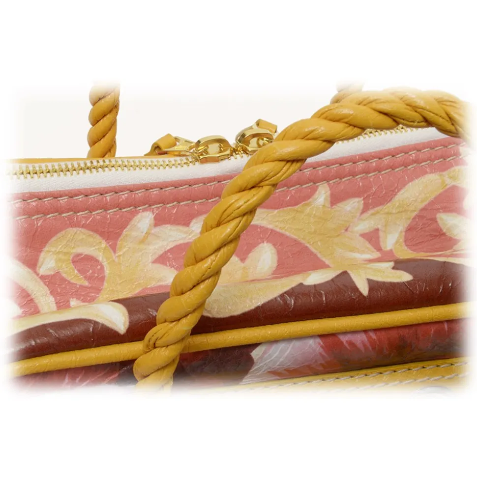 Balenciaga Vintage - Leather Blanket Square Satchel Bag - Red - Leather Handbag - Luxury High Quality - Avvenice