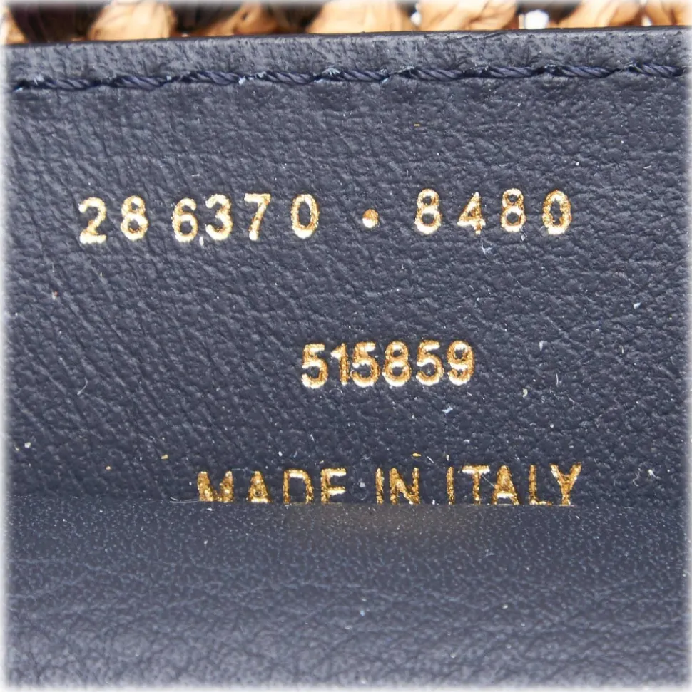 Balenciaga Vintage - Motocross Classic Panier Basket Bag - Brown Beige - Leather and Straw Handbag - Luxury High Quality - Avvenice