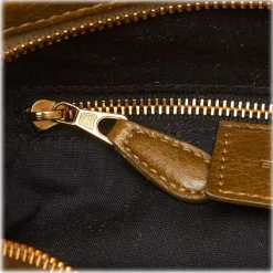 Balenciaga Vintage - Motocross Canvas Giant Town Bag - Brown Beige - Leather and Canvas Handbag - Luxury High Quality - Avvenice