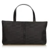 Balenciaga Vintage - Nylon Tote Bag - Black - Leather and Canvas Handbag - Luxury High Quality - Avvenice