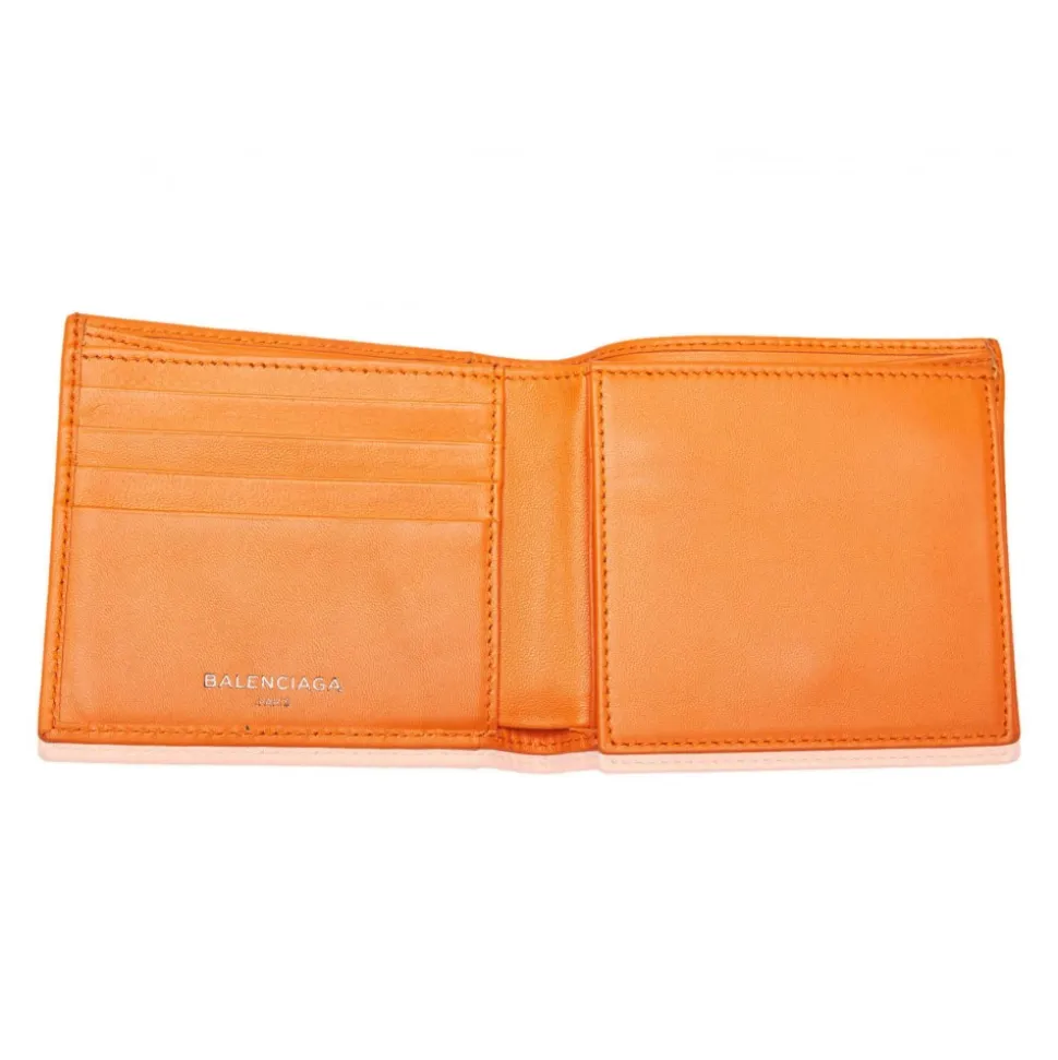 Balenciaga Vintage - Small Leather Wallet - Orange - Leather Wallet - Luxury High Quality - Avvenice