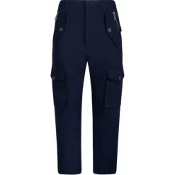 Balmain - Cotton Cargo Trousers - Navy Blue - Balmain Exclusive Luxury Collection - Avvenice