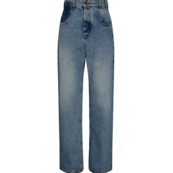 Balmain - Cotton Wide Leg Jeans - Light Blue - Balmain Exclusive Luxury Collection - Avvenice