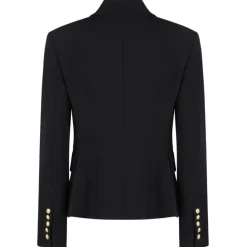 Balmain - Double Breasted Blazer - Black - Balmain Exclusive Luxury Collection - Avvenice