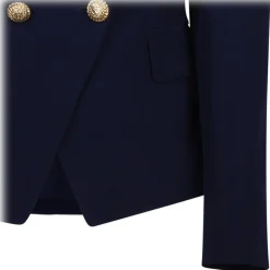 Balmain - Double Breasted Blazer - Midnight Blue - Balmain Exclusive Luxury Collection - Avvenice