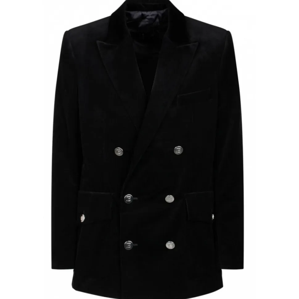 Balmain - Double-Breasted Blazer - Black - Balmain Exclusive Luxury Collection - Avvenice