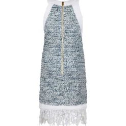 Balmain - Dress - Blue White - Balmain Exclusive Luxury Collection - Avvenice