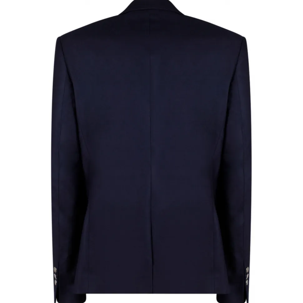 Balmain - Embossed Buttons Blazer - Blue - Balmain Exclusive Luxury Collection - Avvenice