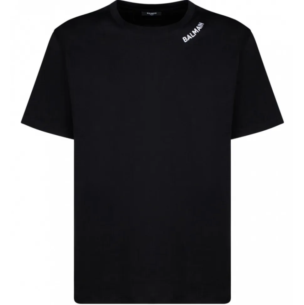 Balmain - Embroidered T-Shirt - Black - Balmain Exclusive Luxury Collection - Avvenice