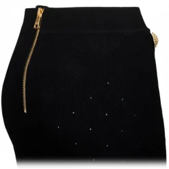 Balmain - Fine Knit Skirt - Black - Balmain Exclusive Luxury Collection - Avvenice