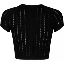 Balmain - Fine Knit Top - Black - Balmain Exclusive Luxury Collection - Avvenice