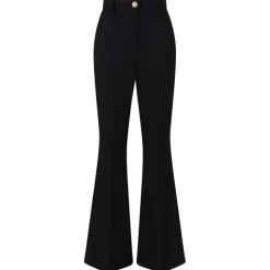 Balmain - Flared Trousers - Black - Balmain Exclusive Luxury Collection - Avvenice