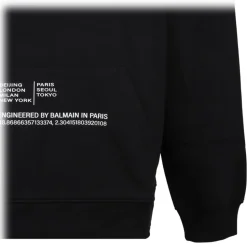 Balmain - Hoodie - Black White - Balmain Exclusive Luxury Collection - Avvenice