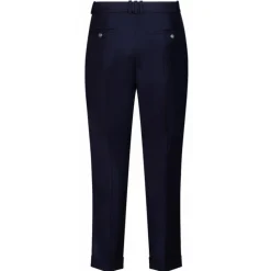 Balmain - Jacquard Trousers - Marine Blue - Balmain Exclusive Luxury Collection - Avvenice