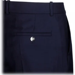 Balmain - Jacquard Trousers - Marine Blue - Balmain Exclusive Luxury Collection - Avvenice