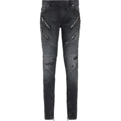 Balmain - Jeans - Faded Black - Balmain Exclusive Luxury Collection - Avvenice