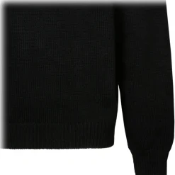 Balmain - Knitted Construction Jumper - Black - Balmain Exclusive Luxury Collection - Avvenice