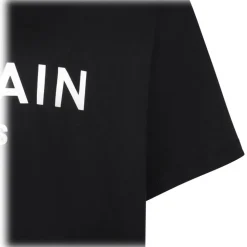 Balmain - Logo Print T-Shirt - Black - Balmain Exclusive Luxury Collection - Avvenice
