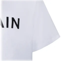 Balmain - Logo Print T-Shirt - White - Balmain Exclusive Luxury Collection - Avvenice