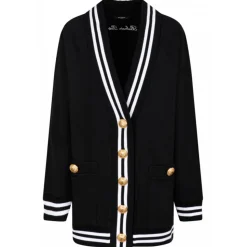 Balmain - Long Cardigan - Black - Balmain Exclusive Luxury Collection - Avvenice
