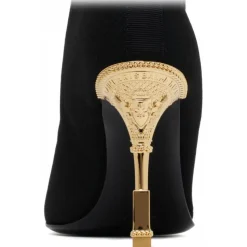 Balmain - Moneta Knitted Ankle Boots - Black - Balmain Exclusive Luxury Collection - Avvenice