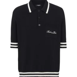 Balmain - Polo Shirt - Black - Balmain Exclusive Luxury Collection - Avvenice