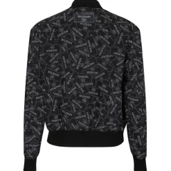 Balmain - Printed Bomber Jacket - Black - Balmain Exclusive Luxury Collection - Avvenice