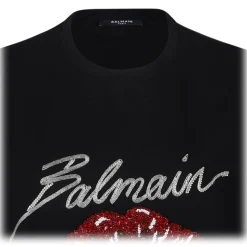 Balmain - Printed Sweatshirt - Light Blue - Balmain Exclusive Luxury Collection - Avvenice