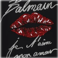 Balmain - Printed Sweatshirt - Light Blue - Balmain Exclusive Luxury Collection - Avvenice