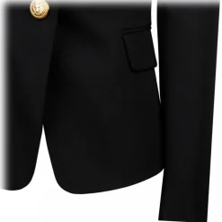 Balmain - Single Breasted Blazer - Black - Balmain Exclusive Luxury Collection - Avvenice